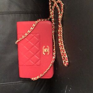 Chanel wallet on a chain